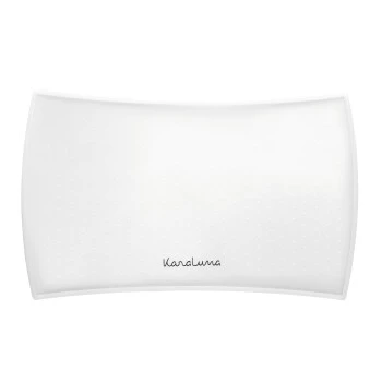 KaraLuna Napfunterlage Aus Silikon 48x30 Cm Geschwungen Transparent 1 KaraLuna Napfunterlage Aus Silikon 48x30 Cm Geschwungen Transparent