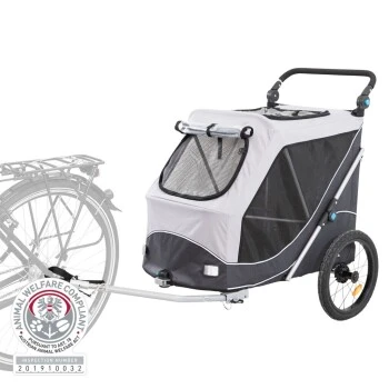 Trixie Fahrrad-Anhänger Für Hunde 1 Trixie Fahrrad-Anhänger Für Hunde