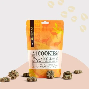 FAVLY Petfood Nature Cookies Hirsch 360 G 2 FAVLY Petfood Nature Cookies Hirsch 360 G – Bild 2