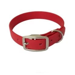 Bio-leine 24-33cm HU Biothane Halsband Rot 24 Cm, 33 Cm