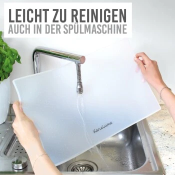 KaraLuna Napfunterlage Aus Silikon 48x30 Cm Geschwungen Transparent 4 KaraLuna Napfunterlage Aus Silikon 48x30 Cm Geschwungen Transparent – Bild 4