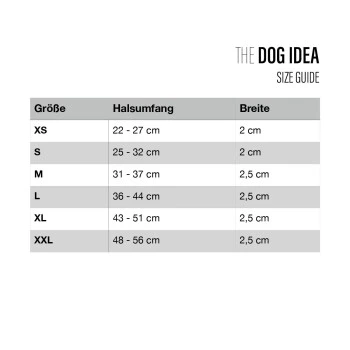 THE DOG IDEA Biothane Halsband Navy Neon Gelb XS 6 THE DOG IDEA Biothane Halsband Navy Neon Gelb XS – Bild 6