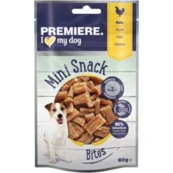 Hundebedarf Rabatte 26 PREMIERE Mini Bites Huhn 10x60g